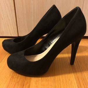 Candie’s 3 Inch Black Platform Pumps - Size 8